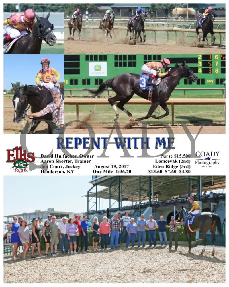 Repent With Me - 081917 Race 05 Elp Ellis Park