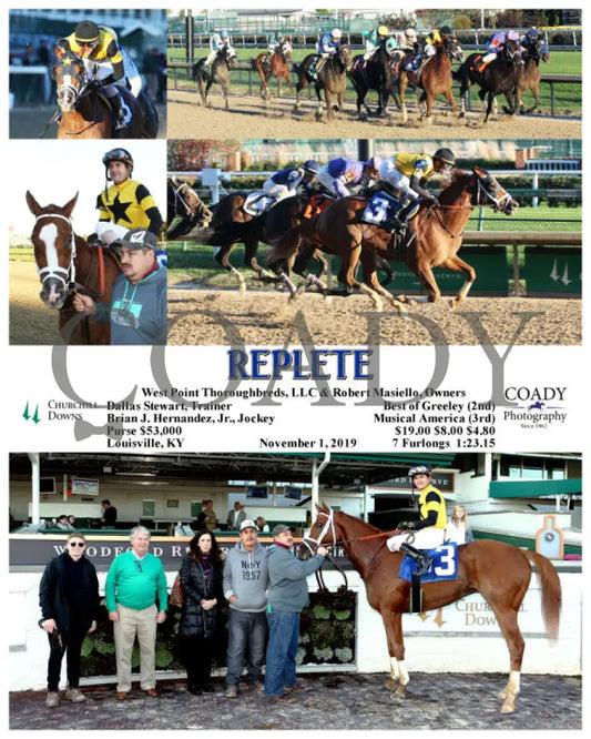 Replete - 11-01-19 R08 Cd Churchill Downs