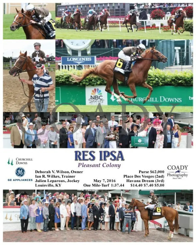 Res Ipsa - 050716 Race 04 Cd Churchill Downs