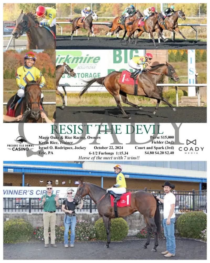 Resist The Devil - 10-22-24 R04 Pid Presque Isle Downs
