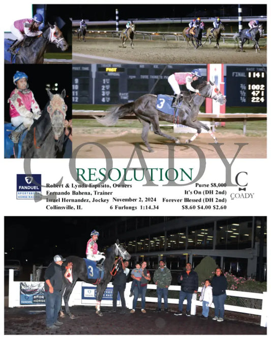 Resolution - 11-02-24 R01 Fan Fanduel Sportsbook Horse Racing