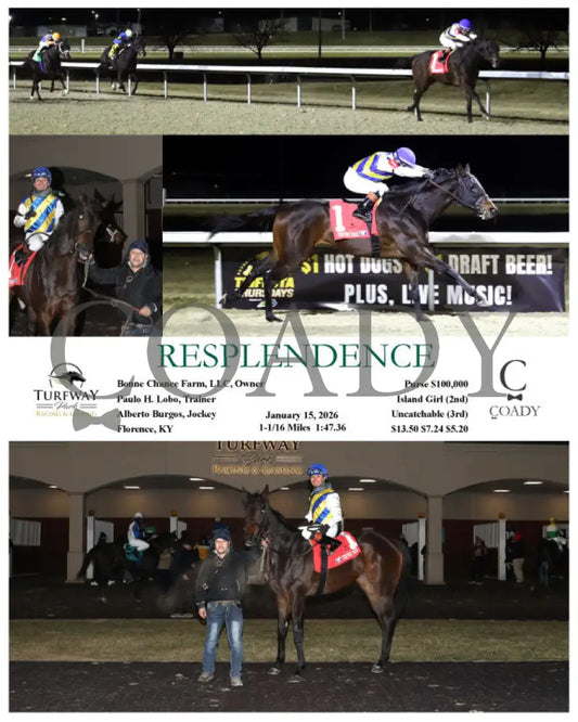 RESPLENDENCE - 011526 - Race 05 - TP - Coady Media - Kurtis Coady Photography