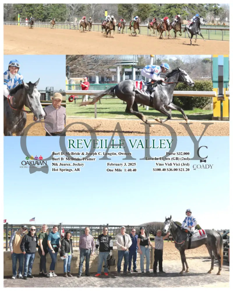 Reveille Valley - 02-03-25 R02 Op Oaklawn Park