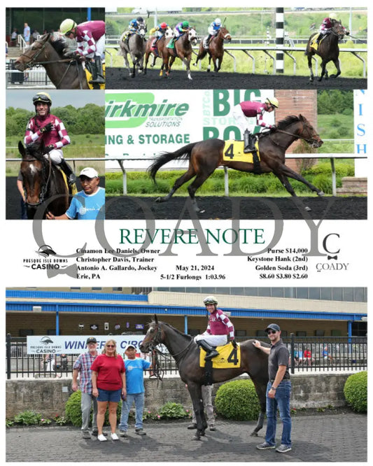 Revere Note - 05-21-24 R02 Pid Presque Isle Downs