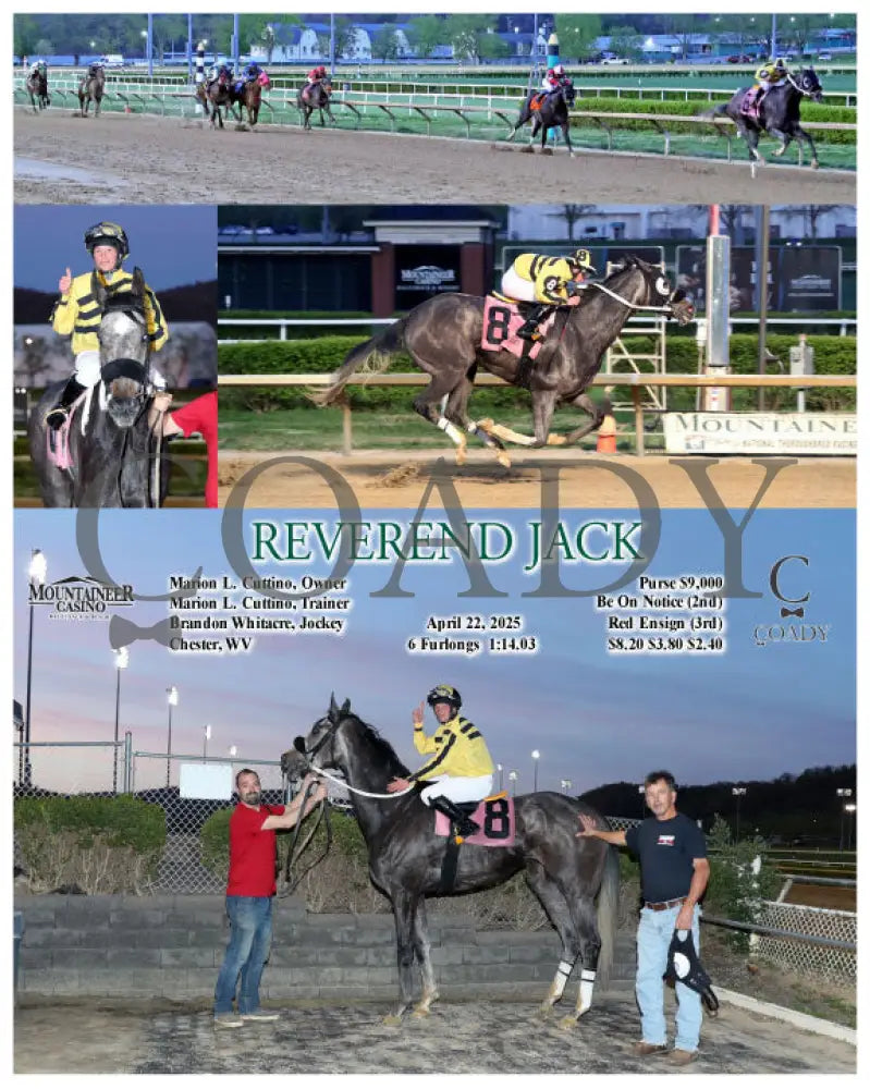 REVEREND JACK - 04-22-25 - R04 - MNR Mountaineer Park