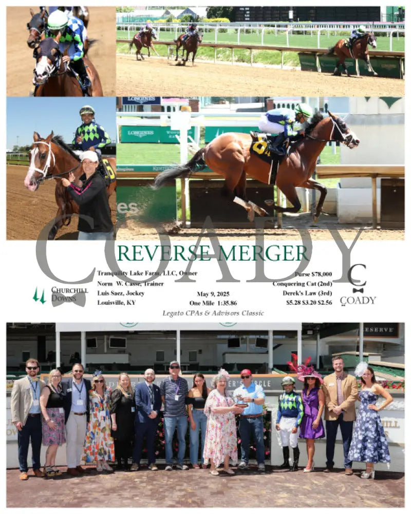 REVERSE MERGER - 05-09-25 - R05 - CD - Group Churchill Downs