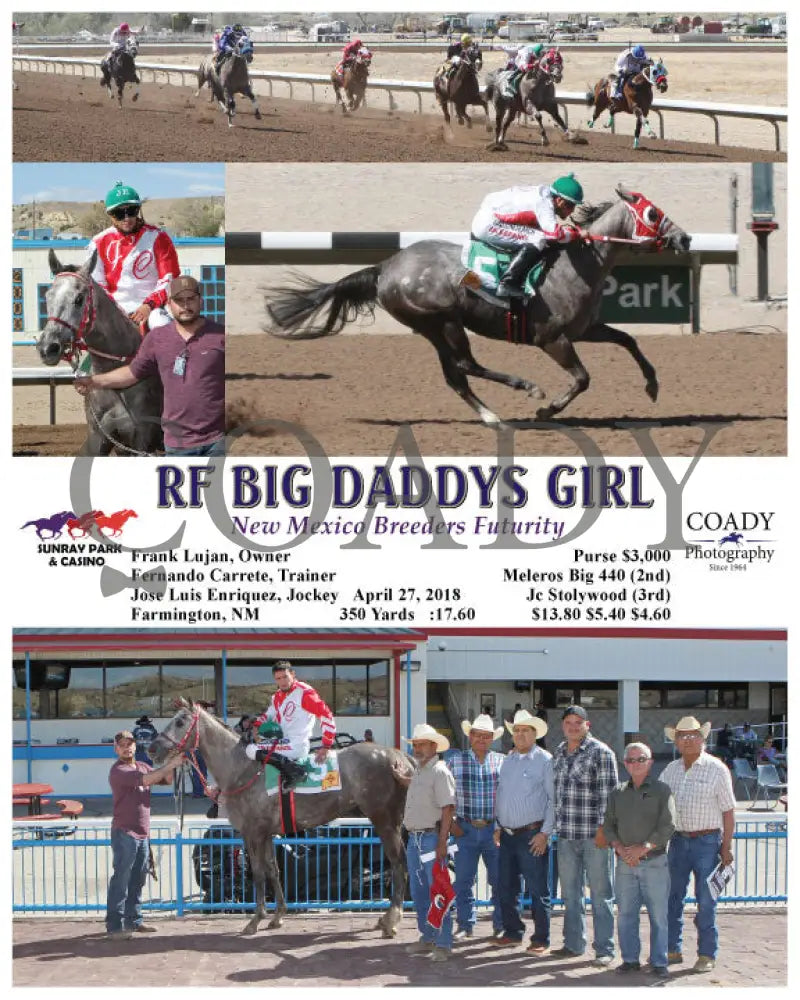 Rf Big Daddys Girl - 042718 Race 03 Srp Sunray Park