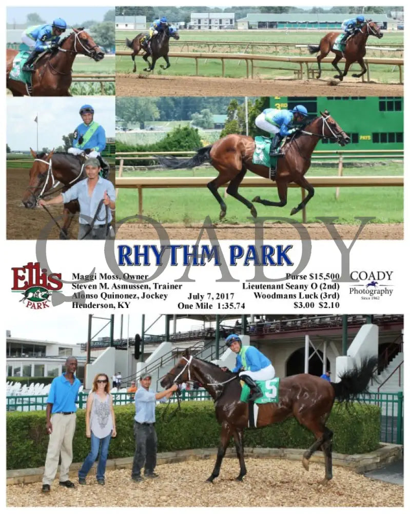 Rhythm Park - 070717 Race 02 Elp Ellis Park