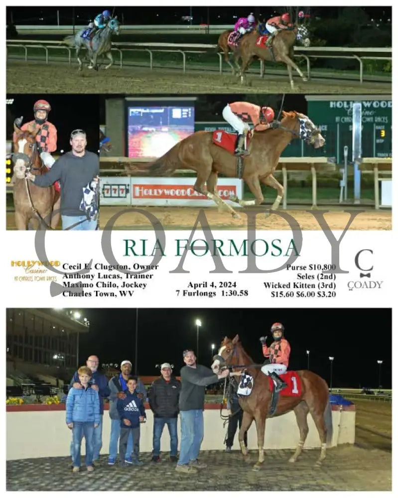 Ria Formosa - 04 - 04 - 24 R03 Ct Hollywood Casino At Charles Town Races
