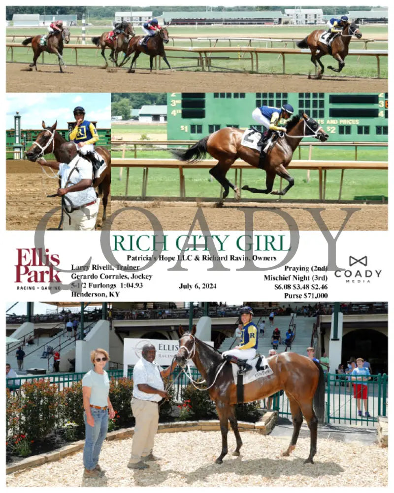 Rich City Girl - 07-06-24 R05 Elp Ellis Park