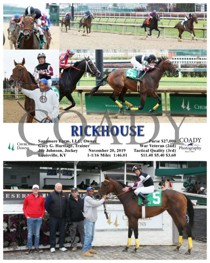 Rickhouse - 11-20-19 R03 Cd Churchill Downs