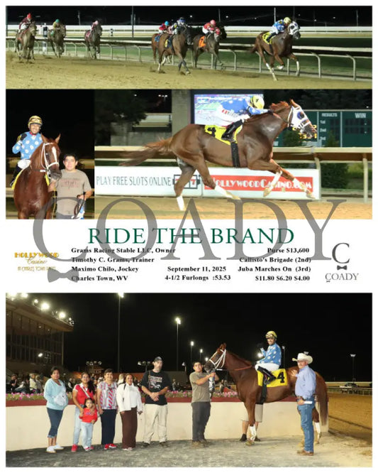 RIDE THE BRAND - 09-11-25 - R03 - CT Hollywood Casino at Charles Town Races