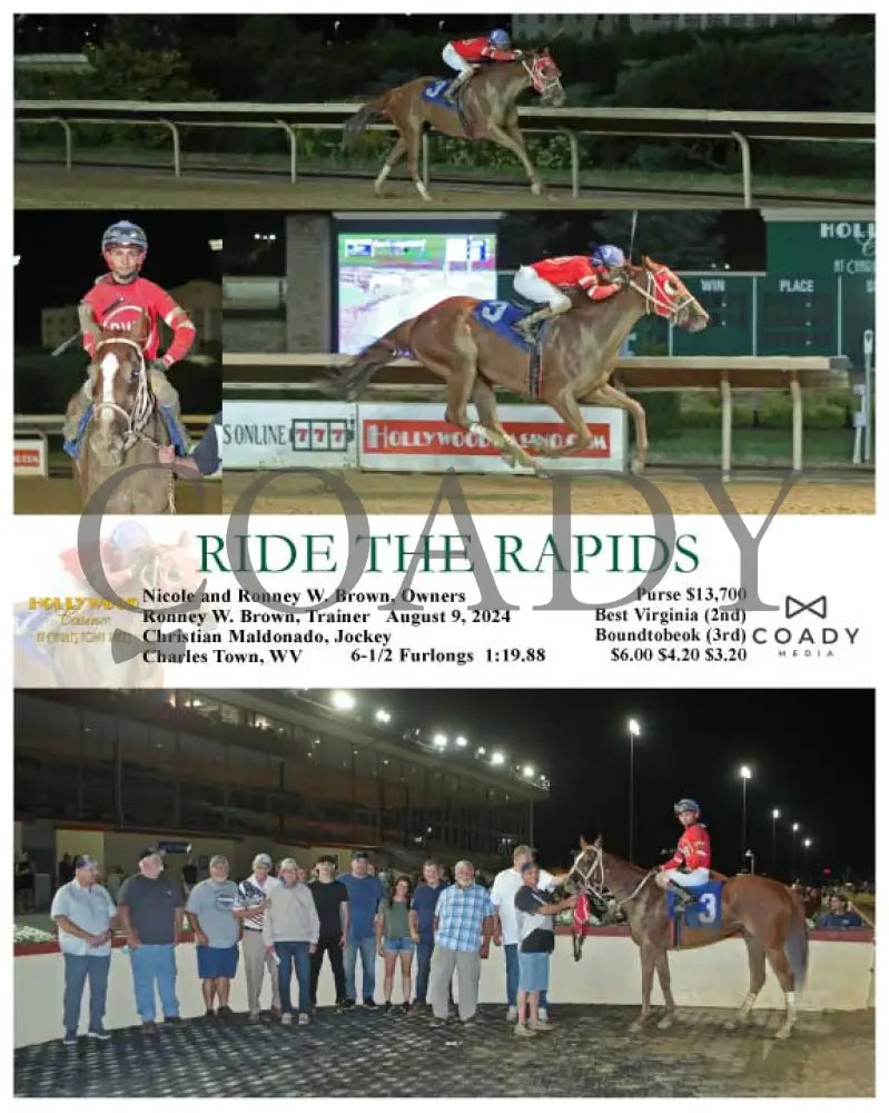 Ride The Rapids - 08-09-24 R05 Ct Hollywood Casino At Charles Town Races