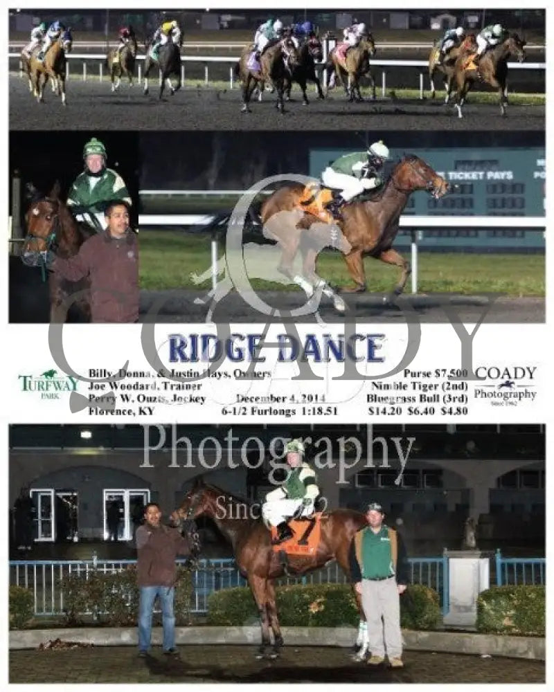 Ridge Dance - 120414 Race 01 Tp Turfway Park