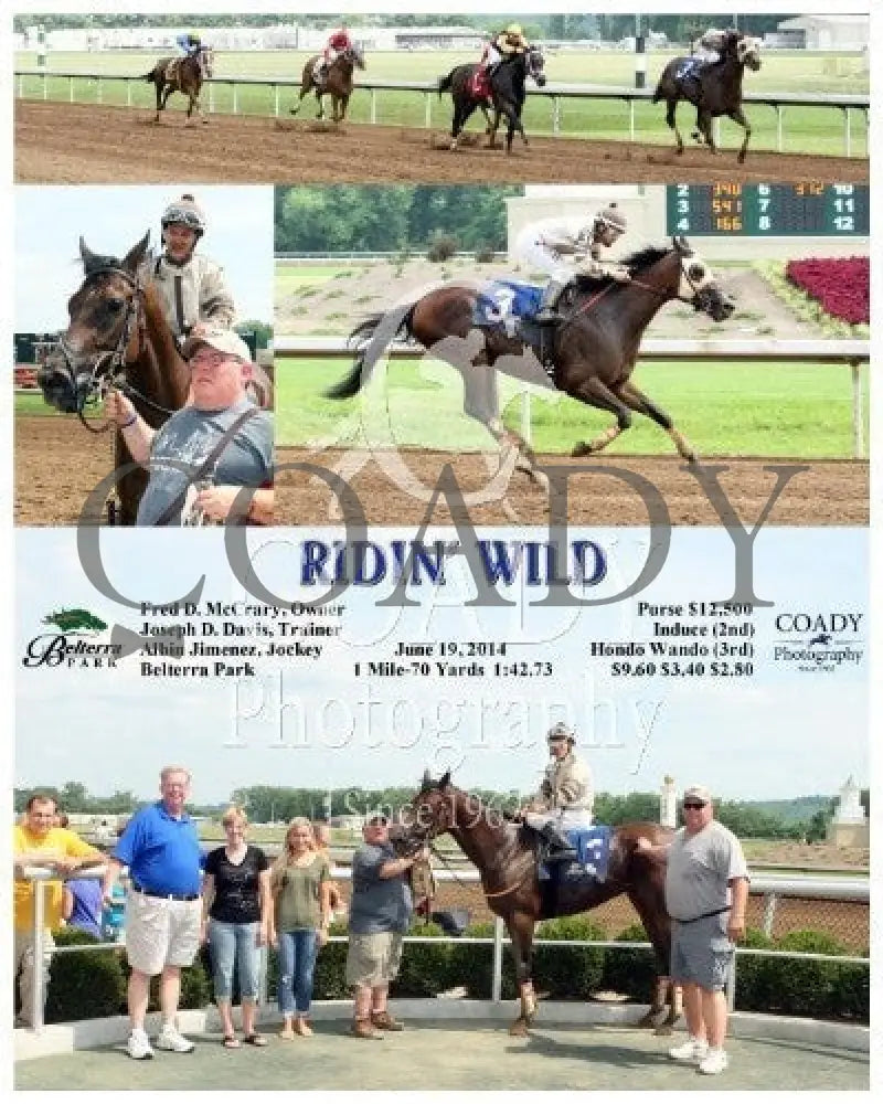 Ridin’ Wild - 061914 Race 06 Btp Belterra Park