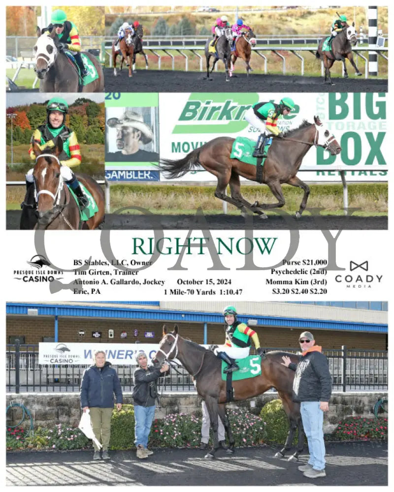 Right Now - 10-15-24 R03 Pid Presque Isle Downs