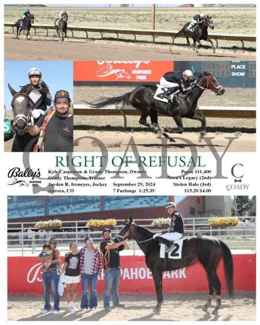 Right Of Refusal - 09-29-24 R02 Arp Arapahoe Park