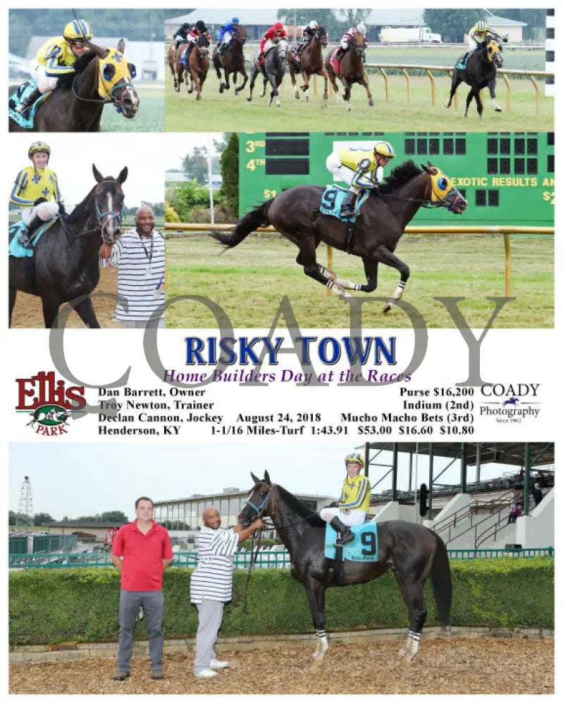 Risky Town - 082418 Race 03 Elp Ellis Park