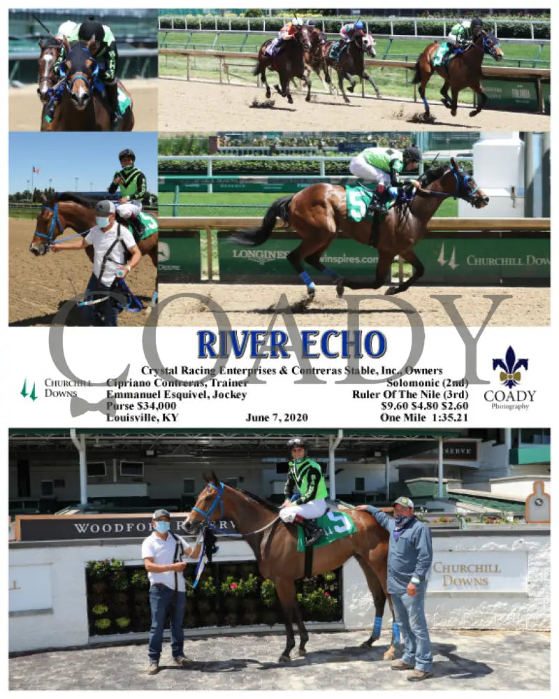 River Echo - 06-07-20 R05 Cd Churchill Downs