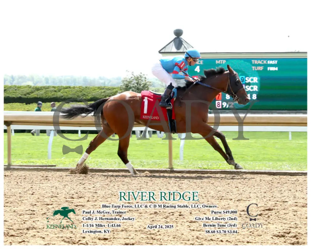 RIVER RIDGE - 04-24-25 - R04 - KEE - Action Keeneland