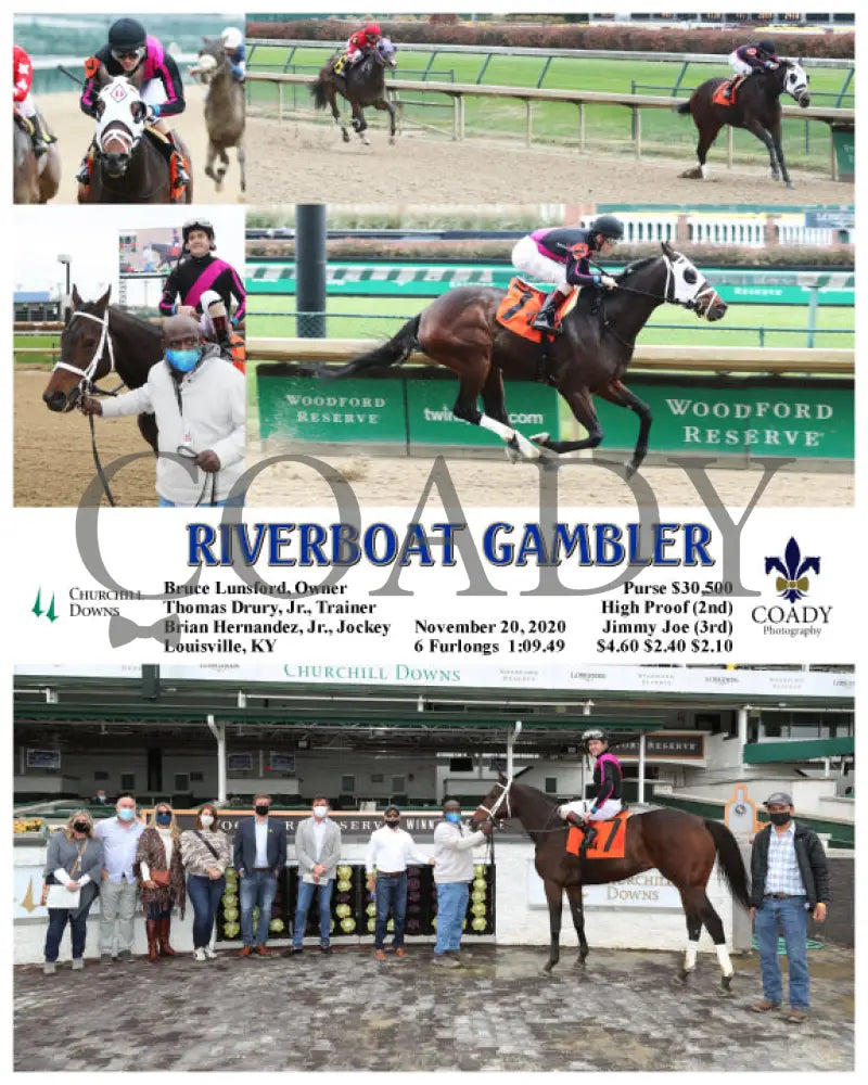 Riverboat Gambler - 11-20-20 R04 Cd Churchill Downs