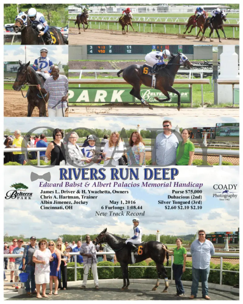 Rivers Run Deep - 050116 Race 05 Btp Belterra Park