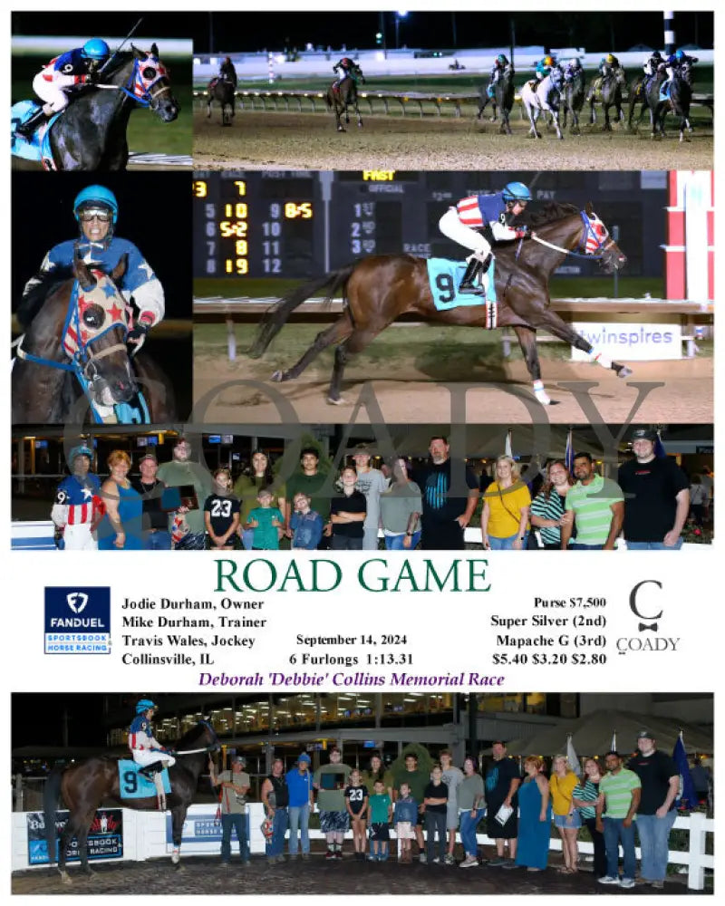 Road Game - 09-14-24 R07 Fan Fanduel Sportsbook Horse Racing