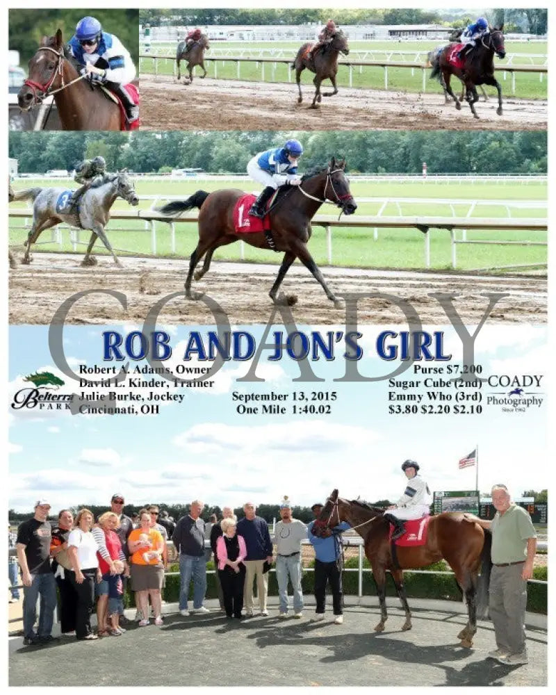 Rob And Jon’s Girl - 091315 Race 02 Btp Belterra Park