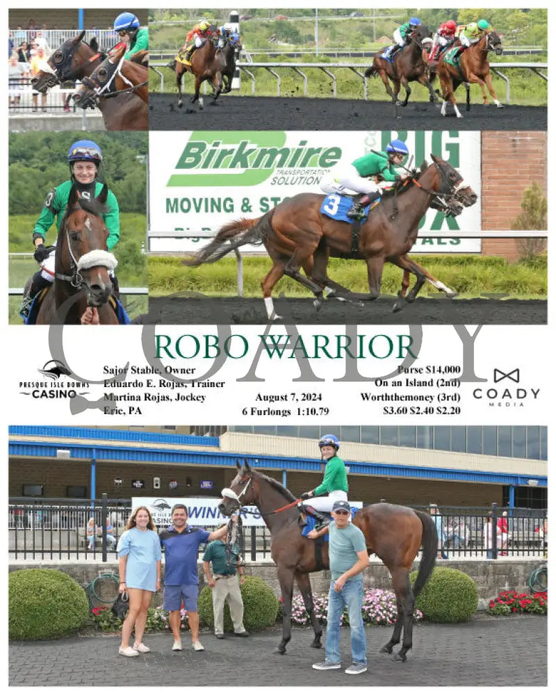 Robo Warrior - 08-07-24 R01 Pid Presque Isle Downs