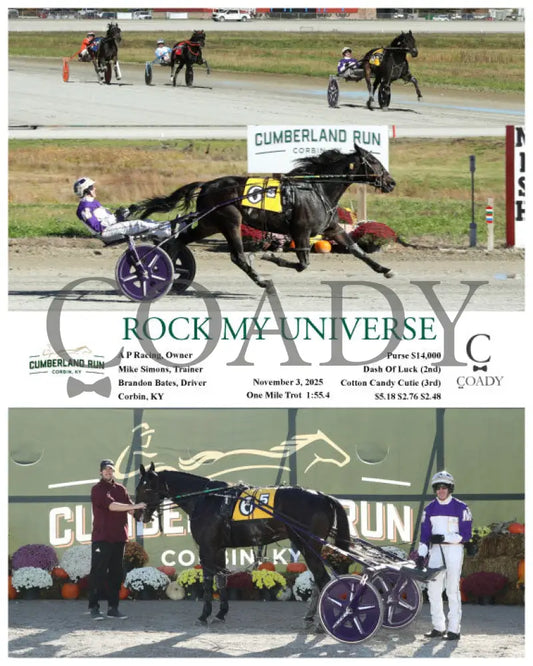 ROCK MY UNIVERSE - 110325 - Race 05 - CMR Presque Isle Downs