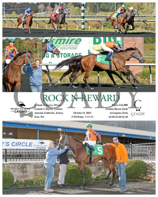 ROCK N REWARD - 10-08-25 - R02 - PID Presque Isle Downs
