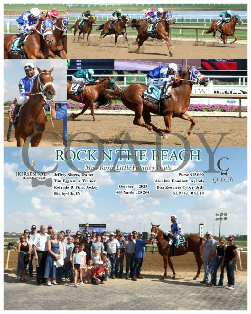 ROCK N THE BEACH - Miss Roxie Little Futurity Trials - 10-04-25 - R09 - IND Indiana Grand