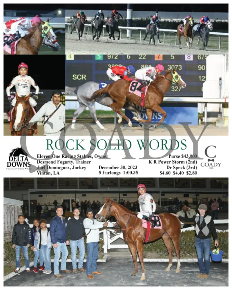 Rock Solid Words - 12-30-23 R03 Ded Delta Downs