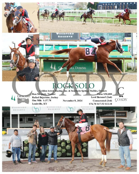 Rock Solo - 11-08-24 R04 Cd Churchill Downs