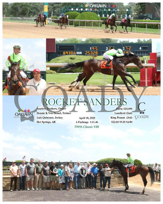 ROCKET SANDERS - 041825 - Race 03 - OP Oaklawn Park