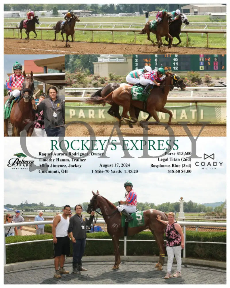 Rockey’s Express - 081724 Race 01 Btp Belterra Park