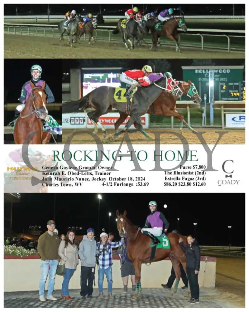 Rocking To Home - 10-18-24 R02 Ct Hollywood Casino At Charles Town Races