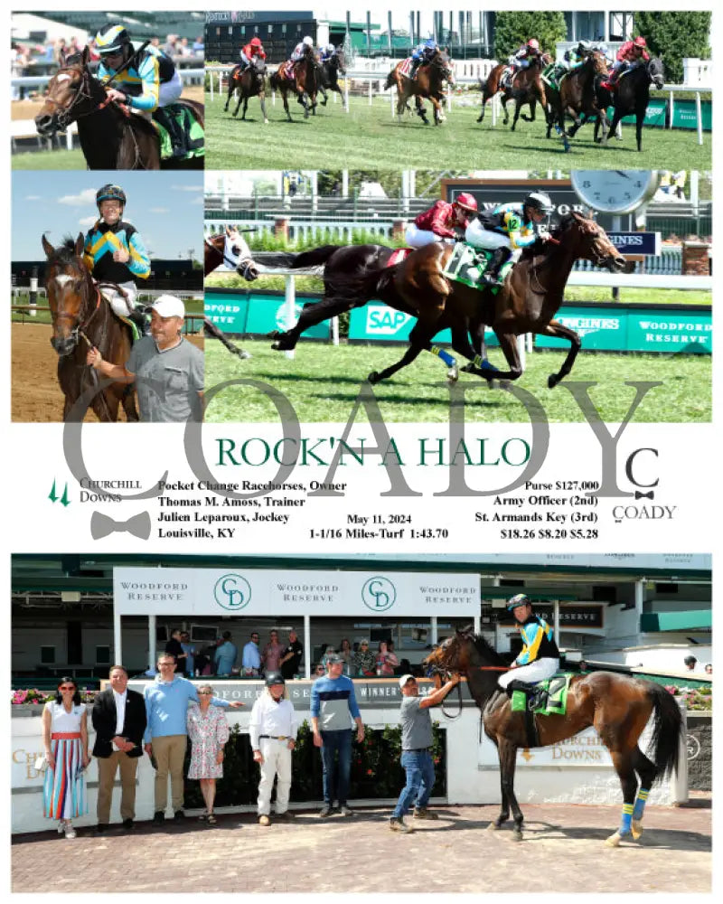 Rock’n A Halo - 05-11-24 R07 Cd Churchill Downs