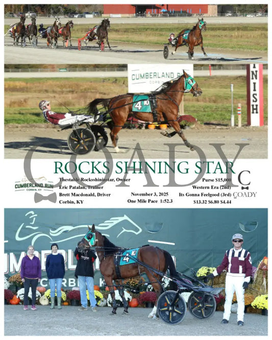 ROCKS SHINING STAR - 11-03-25 - R10 - CMR Presque Isle Downs