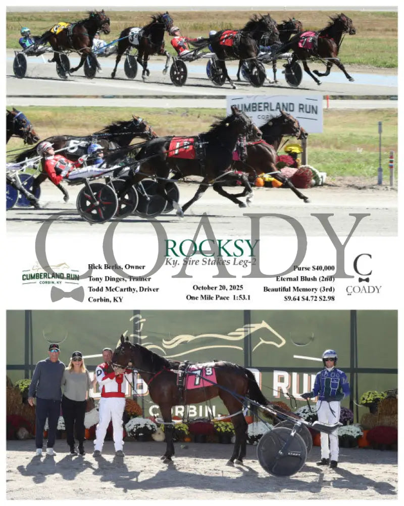 ROCKSY - Ky. Sire Stakes Leg-2 - 10-20-25 - R03 - CMR Presque Isle Downs