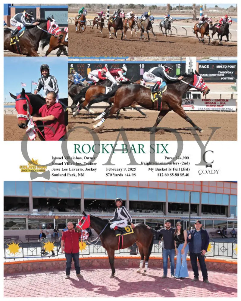 ROCKY BAR SIX - 02-09-25 - R02 - SUN Turfway Park