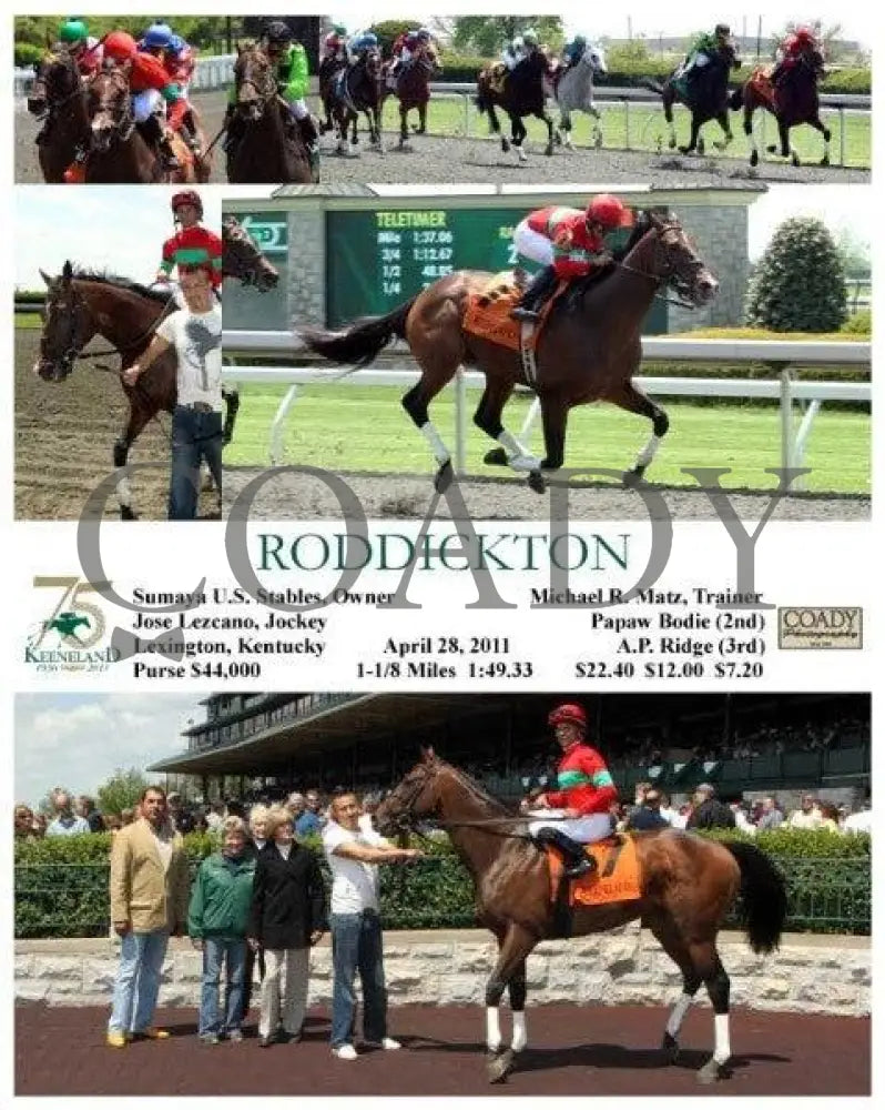 Roddickton - 042811 Race 02 Keeneland