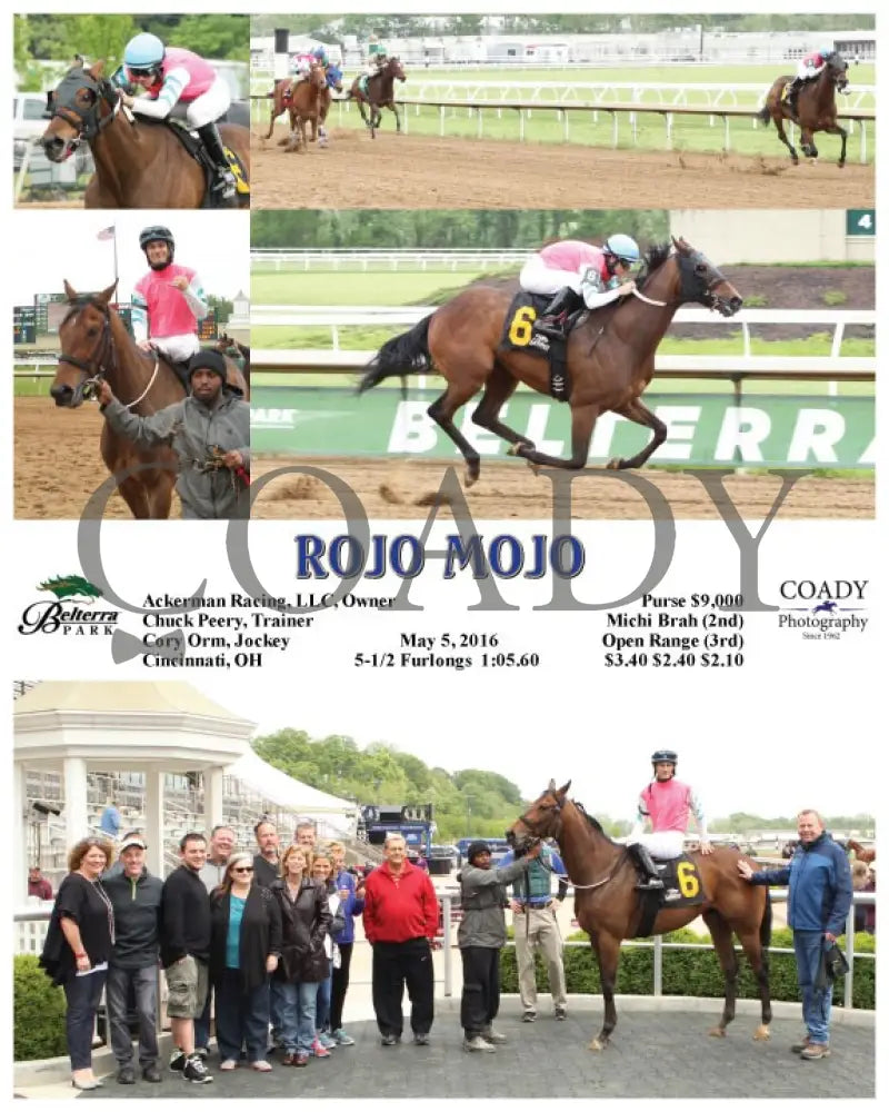 Rojo Mojo - 050516 Race 03 Btp Belterra Park