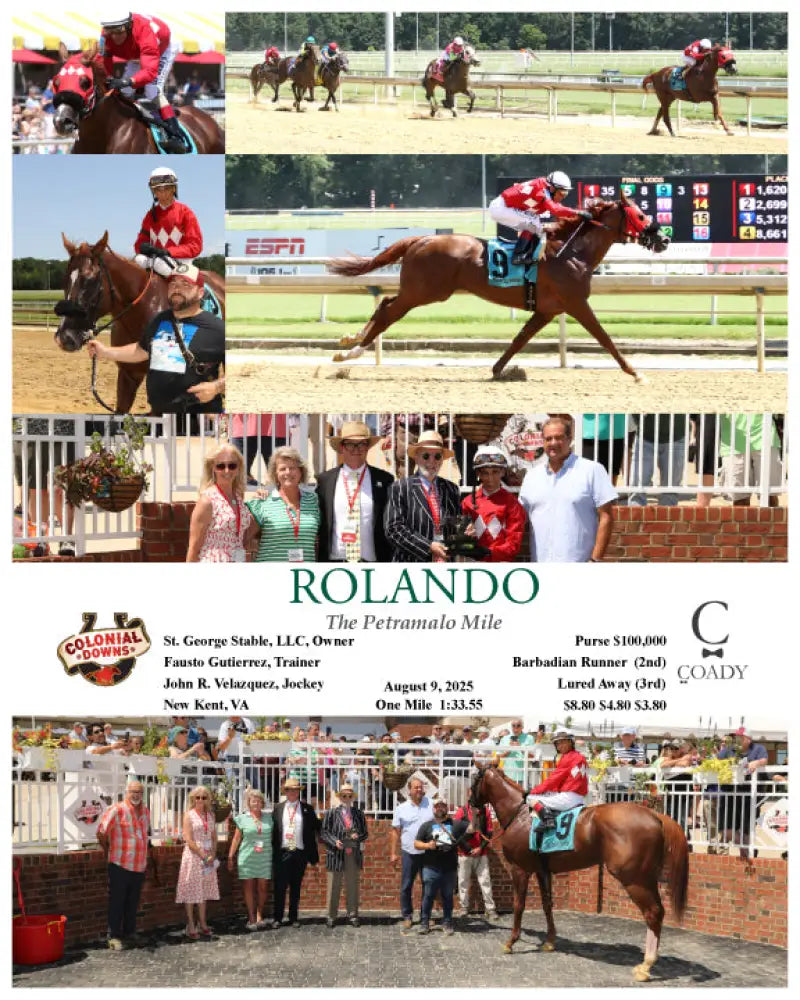 ROLANDO - The Petramalo Mile - 08-09-25 - R05 - CNL Colonial Downs