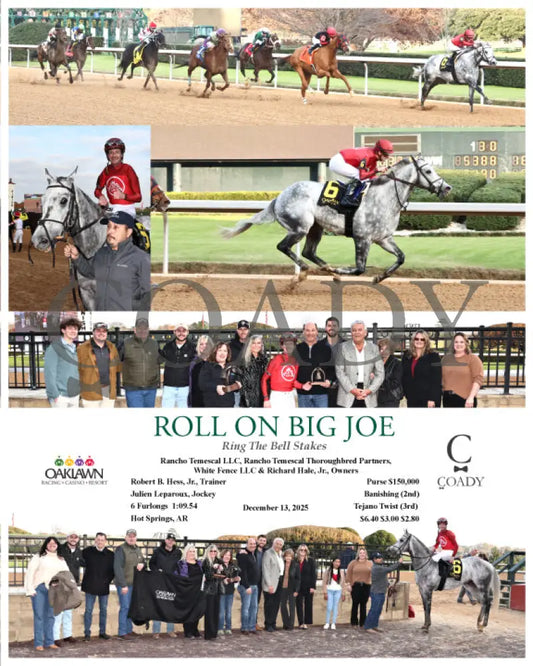 ROLL ON BIG JOE - Ring The Bell Stakes - 12-13-25 - R08 - OP - Coady Media - Kurtis Coady Photography