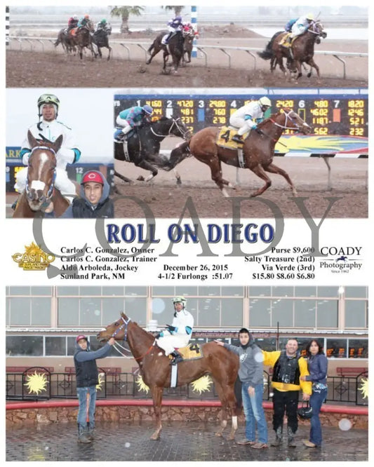 Roll On Diego - 122615 Race 08 Sun Sunland Park