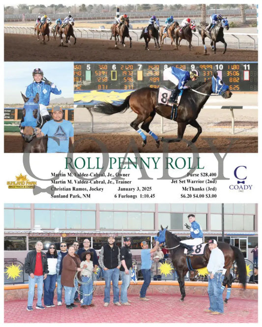 Roll Penny - 01-03-25 R09 Sun Turfway Park