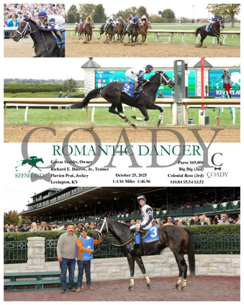 ROMANTIC DANCER - 102525 - Race 01 - KEE Keeneland