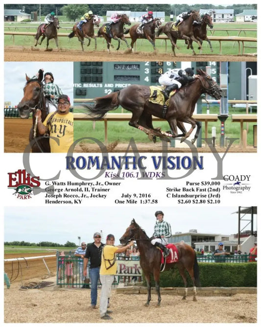 Romantic Vision - 070916 Race 04 Elp Ellis Park