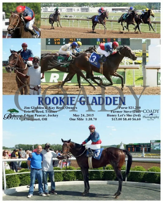 Rookie Gladden - 052415 Race 06 Btp Belterra Park